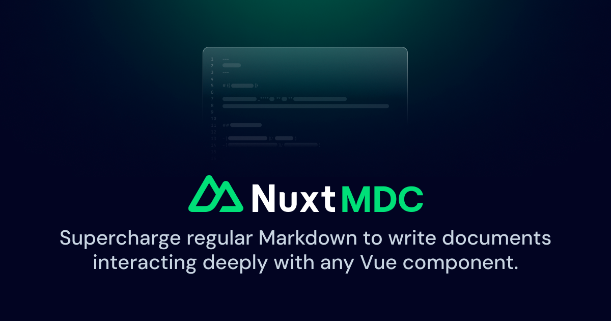 Nuxt MDC module